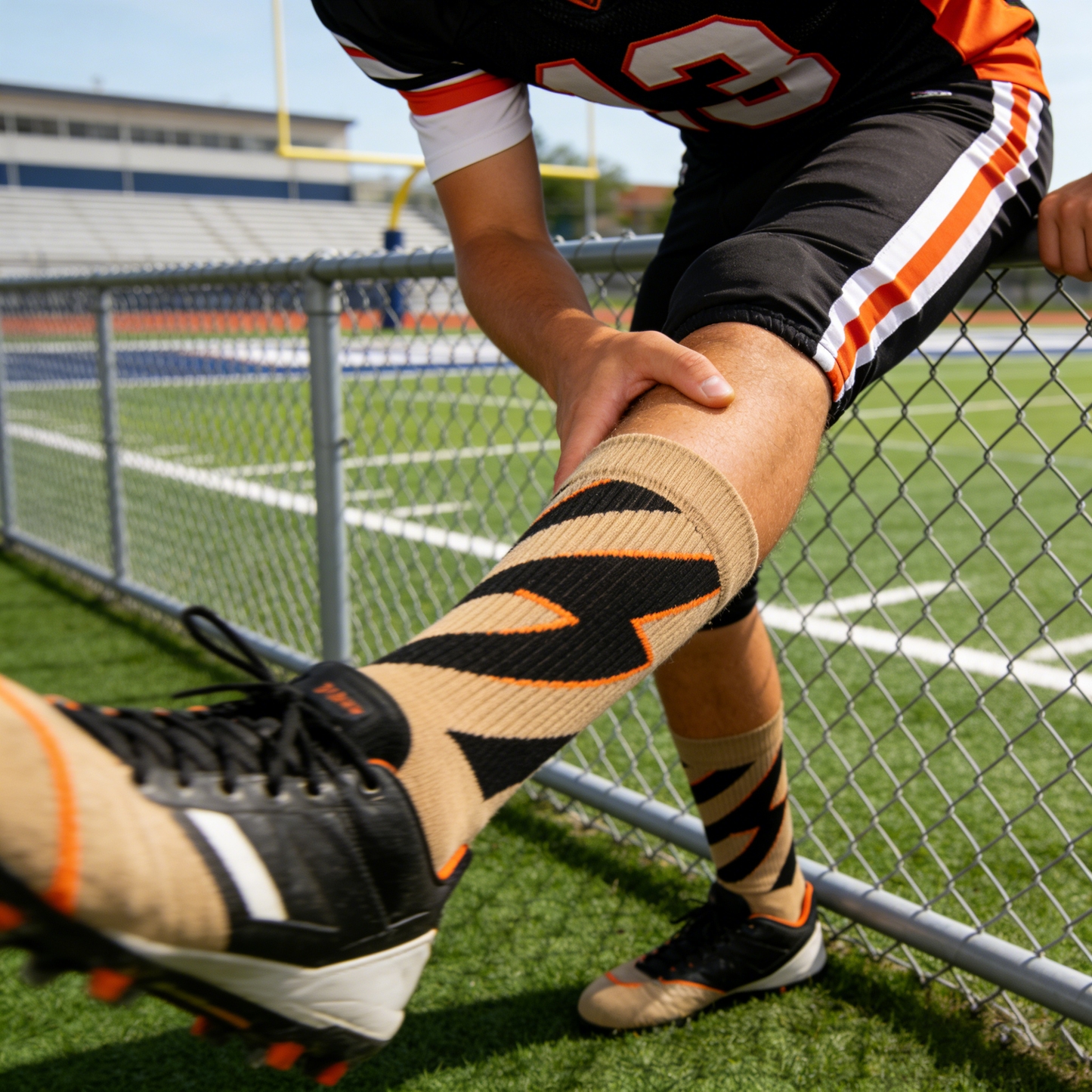 Lightning Striped Socks