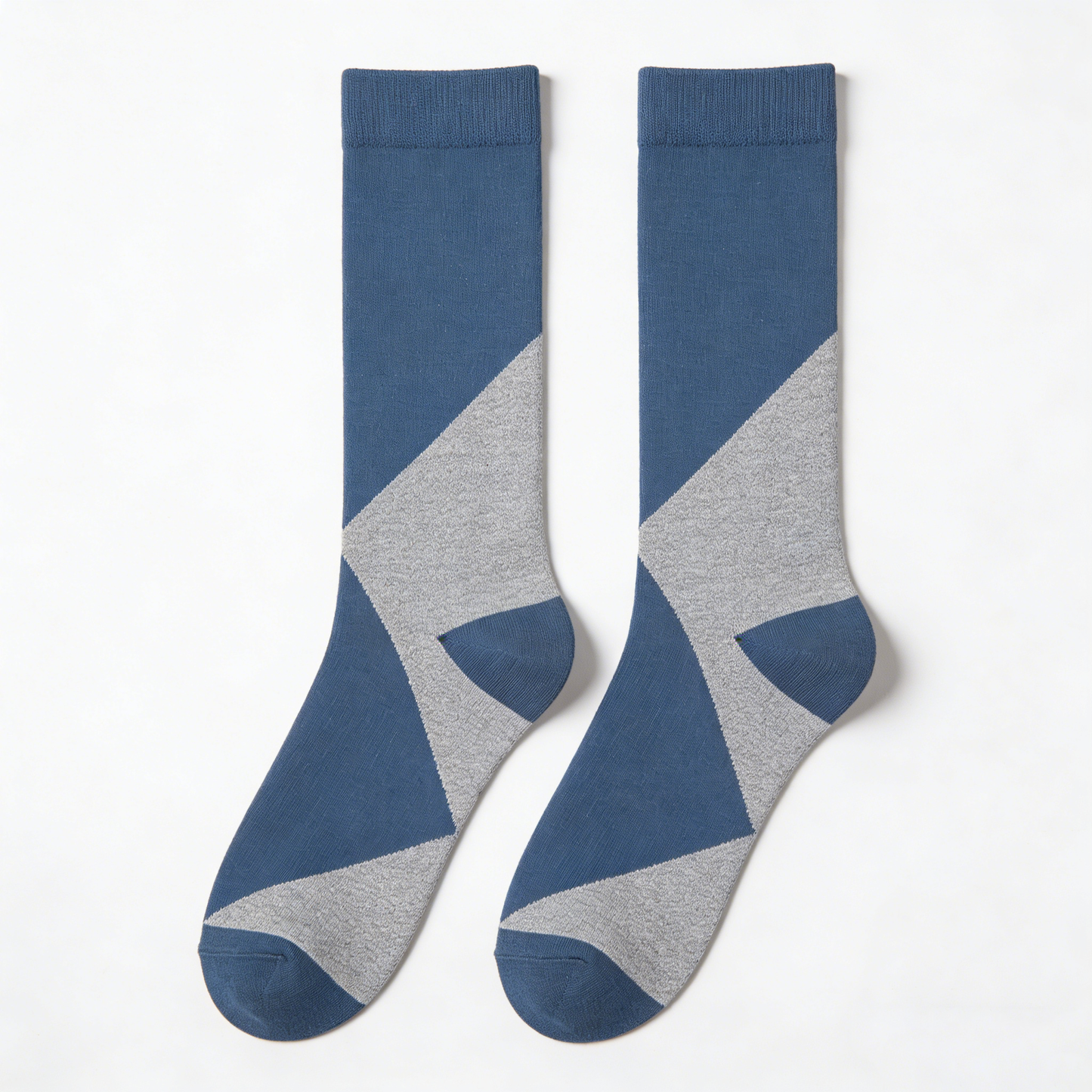 Geometric Pattern Patchwork Socks