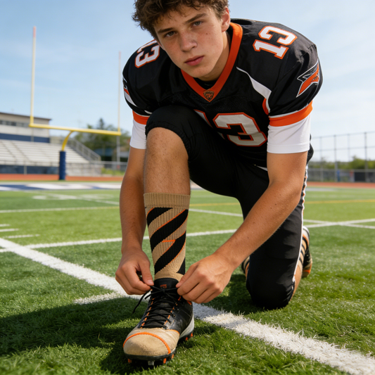 Lightning Striped Socks